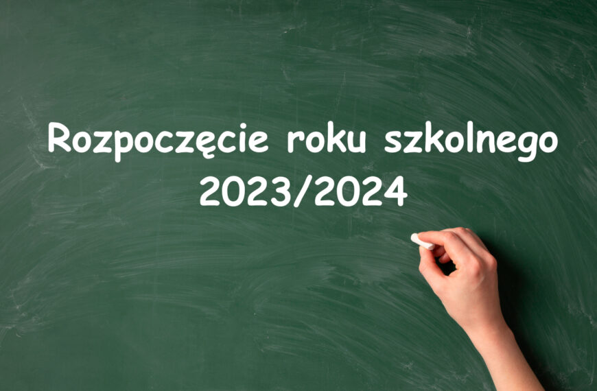 Rozpoczęcie roku szkolnego 2023/ 2024