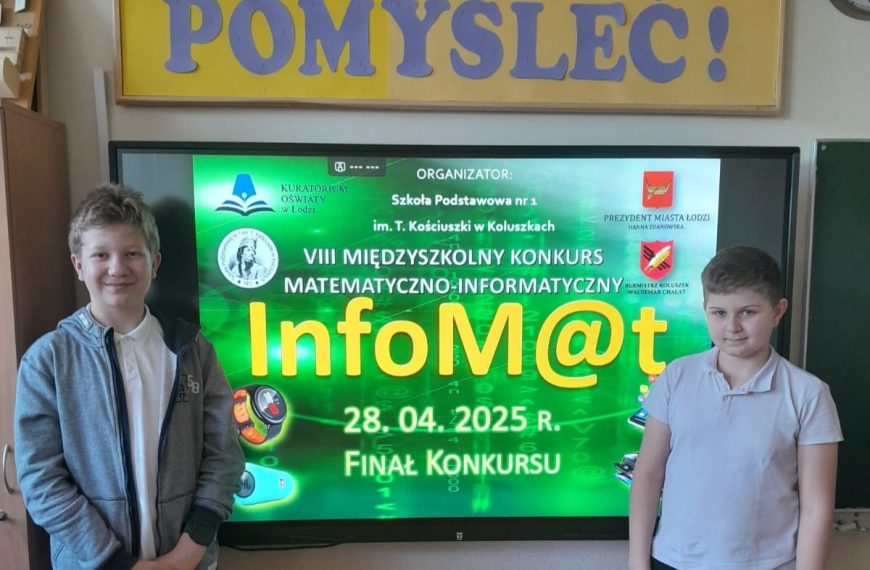 Eliminacje VIII Międzyszkolnego Konkursu Matematyczno- Informatycznego