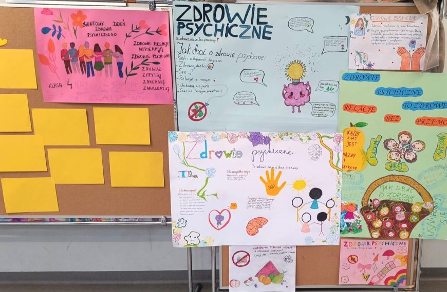 “Zdrowie psychiczne to zdrowe relacje bez przemocy”