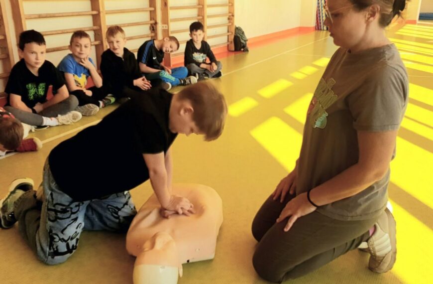 Pierwsza pomoc przedmedyczna – zajęcia w klasach I-III